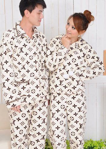 louis vuitton pajamas men's|lv pajamas set.